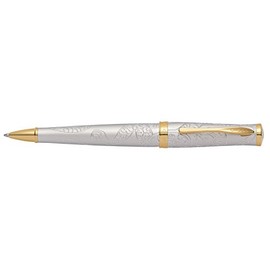Cross 2016 Year of The Monkey Collection, Brushed Platinum & 23KT Gold Ballpoint Pen (AT0312-21)
