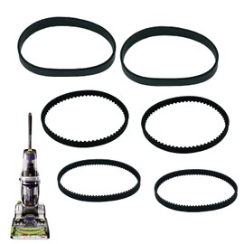 Dorifa 6 Pcs Replacement Belt Set Compatible with Bissell ProHeat 2X Revolution Pet Pro Carpet Cleaner Models 1986,1964,2007,2007P Replace Parts 1611129, 1611130, 1606428