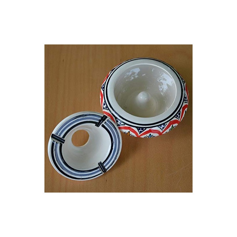 Bakir Moroccan Ashtray Red Medium