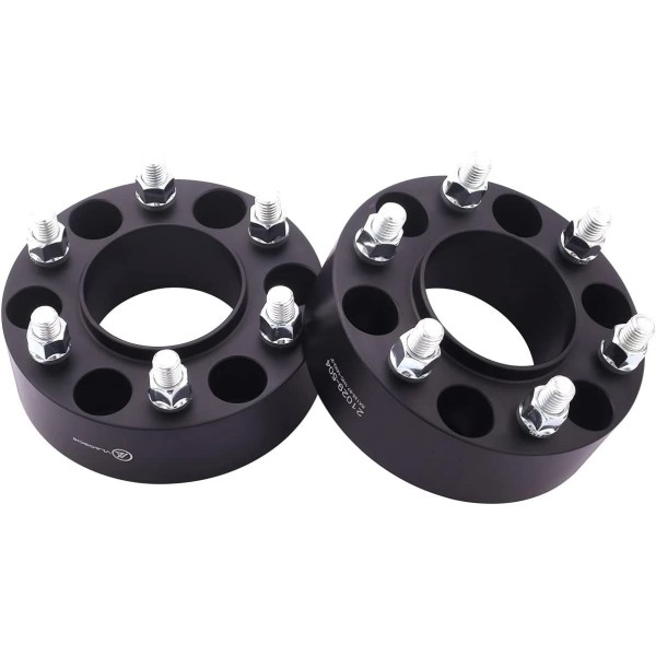 Unbranded 2pc 6x5.5 Hubcentric Wheel Spacers 2 Inch 14x1.5 Studs