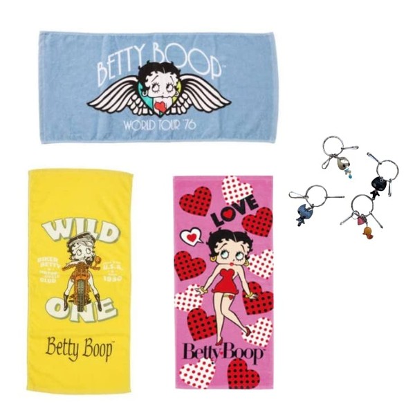 Character Face Towel Set of 3 [Betty] Betty Chan A
