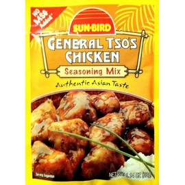 Sunbird General Tso's Chicken Seasoning Mix, 1.14 Ounce Packet (Pack of 10)