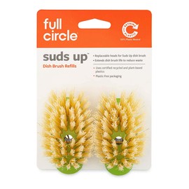 Full Circle Suds Up Dish Brush Refill, Refill 2 Pack