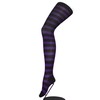 SOXXI Women's Long Thigh High Socks, Diamond, Glitter, Border, Antibacterial,