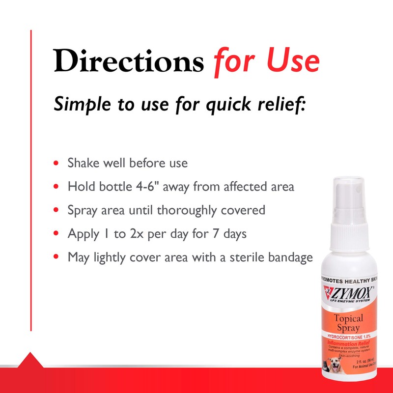 Zymox Zymox Topical Hot Spot Spray for Dogs and Cats