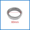 VekAuto 2pcs 60mm Car Exhaust Pipe Header Manifold Downpipe Donut