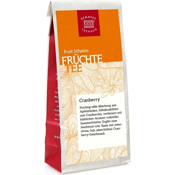 Demmers Teehaus Cranberry Fruit Tea, 250 g