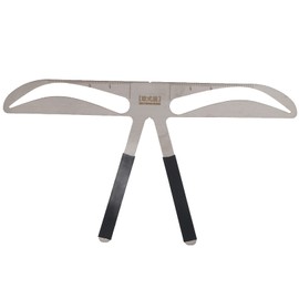 Eyebrow Stencils for Beginners, Reusable Eyebrow Ruler Women Eyebrow Drawing Card Positioning Balance Measuring Tool DIY Makeup Eyebrow Tools (Curved Eyebrows)