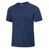 MAGCOMSEN Mens Sun Shirts Quick Dry Breathable T-Shirts UPF 50+ Rashguard Workout Fishing Running Athletic T-Shirts Navy, L