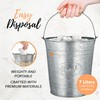 Autumn Alley Rustic Farmhouse Bathroom Trash Can and Toilet Brush