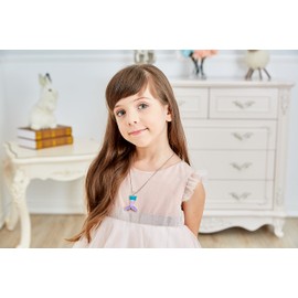 Vinjewelry Mermaid Tail Teen Girls Pendant Necklace