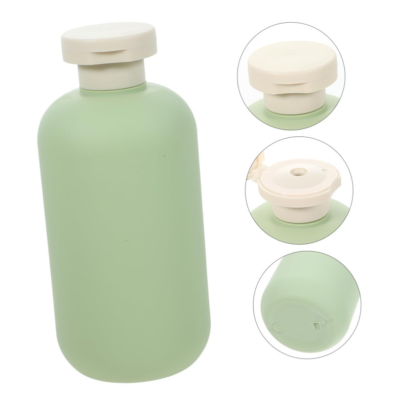 Sosoport 3pcs Refillable Shower Gel Dispenser Containers Convenient Travel Shampoo