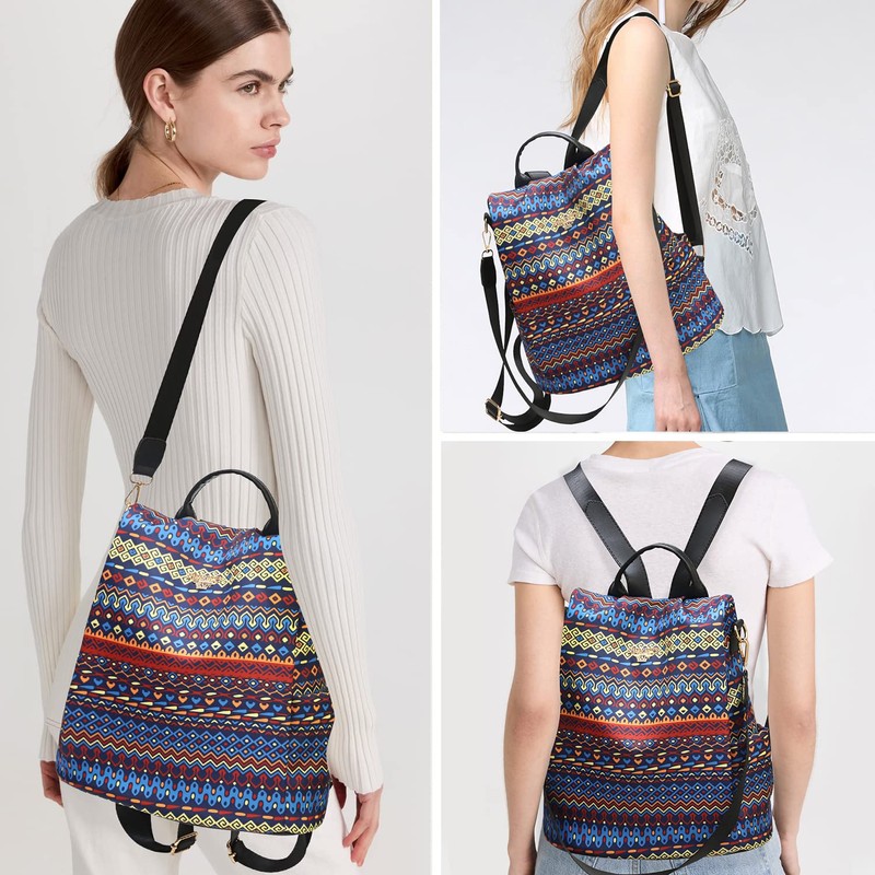 shepretty Women's Backpack Anti-Theft Shoulder Bag Multifunctional School Bags, 8864-m266-c,
