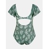 CUPSHE Maternity One Piece Swimsuit V Neck Pregnancy Bathing Suit