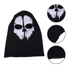 ORUZA Skull Balaclava Ghost Mask Full Face Ghosts Balaclava Bike Motorcycle Skateboard Ski Cosplay Costume