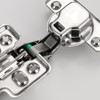 2 Pairs Half Overlay Soft Close Hinges, Heavy-Duty Frameless European
