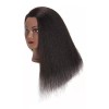 Training Head Maniqui Cabeza Cabello Natural Negro #2 40.6 Cm