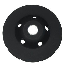 7" Double-Row Diamond-Cup Grinding-Wheel for Mastic Coating Removal Stone Concrete Granite