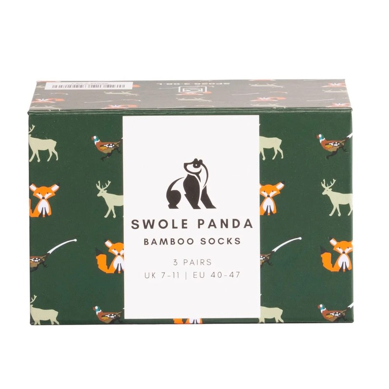 Swole Panda Luxury Super Soft Bamboo Socks For Men 3