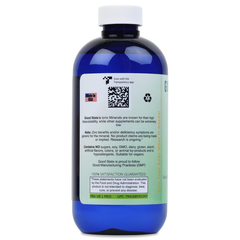 Good State | Liquid Ionic Zinc | Dietary Supplement |
