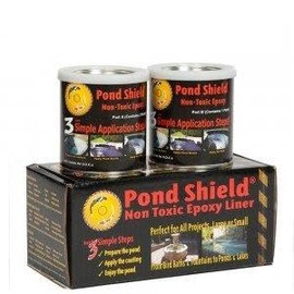 Pond Armor SKU-BLACK-3GA Non Toxic Pond Shield Epoxy Paint, 3-Gallon, Black