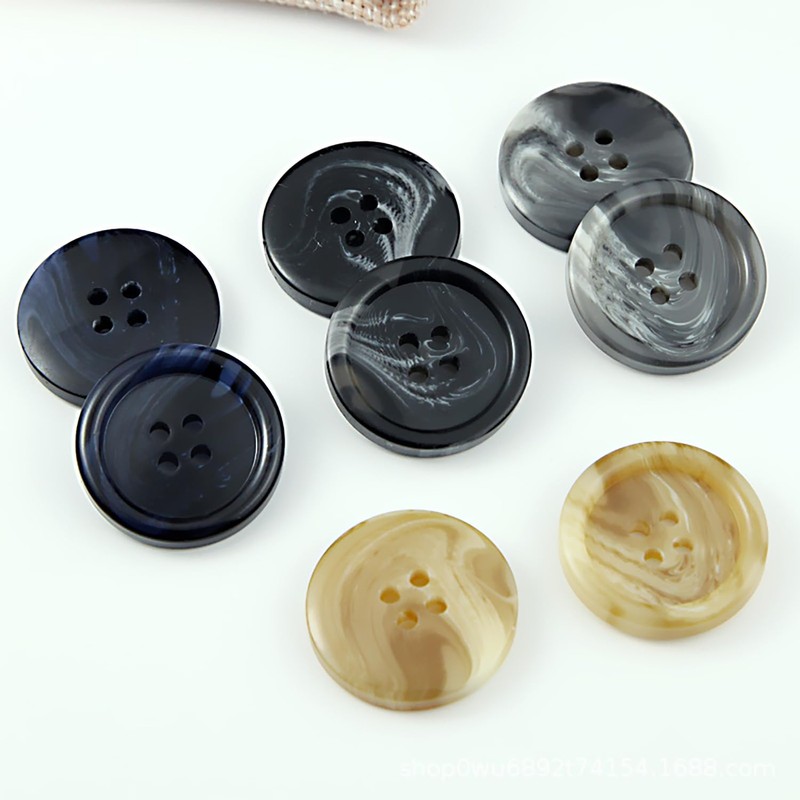 Juego de 20 botones de resina para coser ropa con