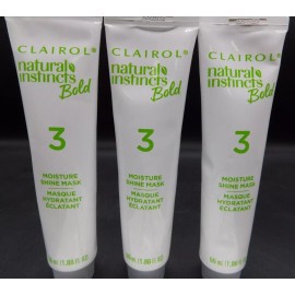 Clairol Lot of 6 Clairol Natural Instincts BOLD #3 Moisture Shine Mask 1.86oz Ea New