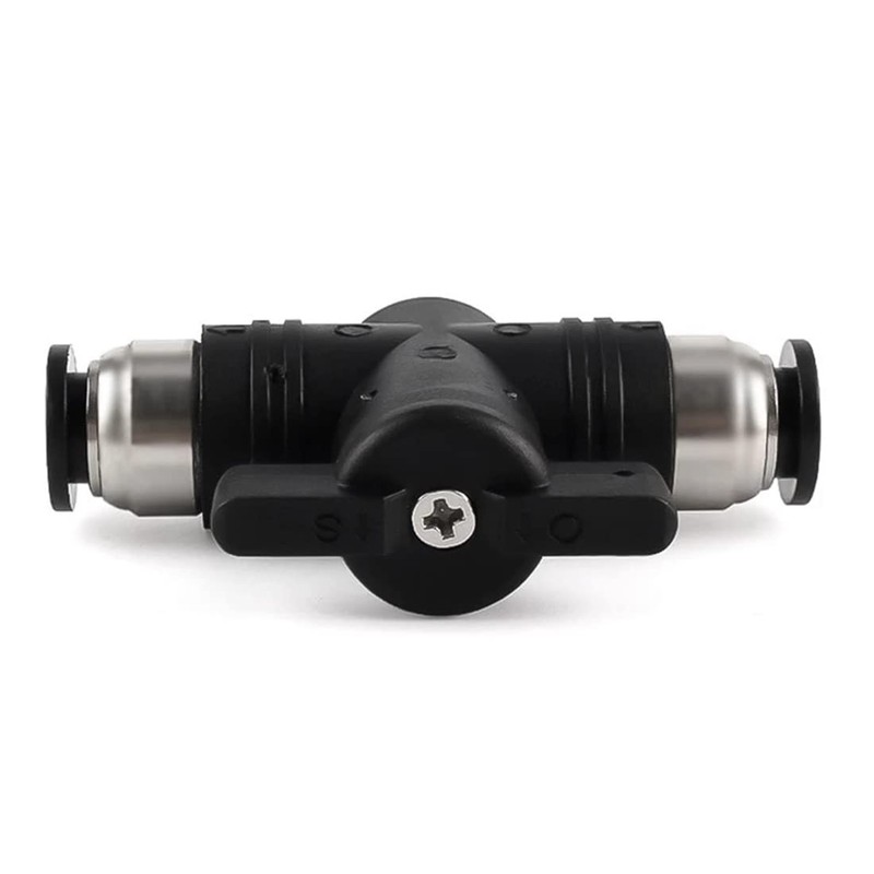 Metaland 1/4" OD Pneumatic Ball Valve BUC Push to Connect