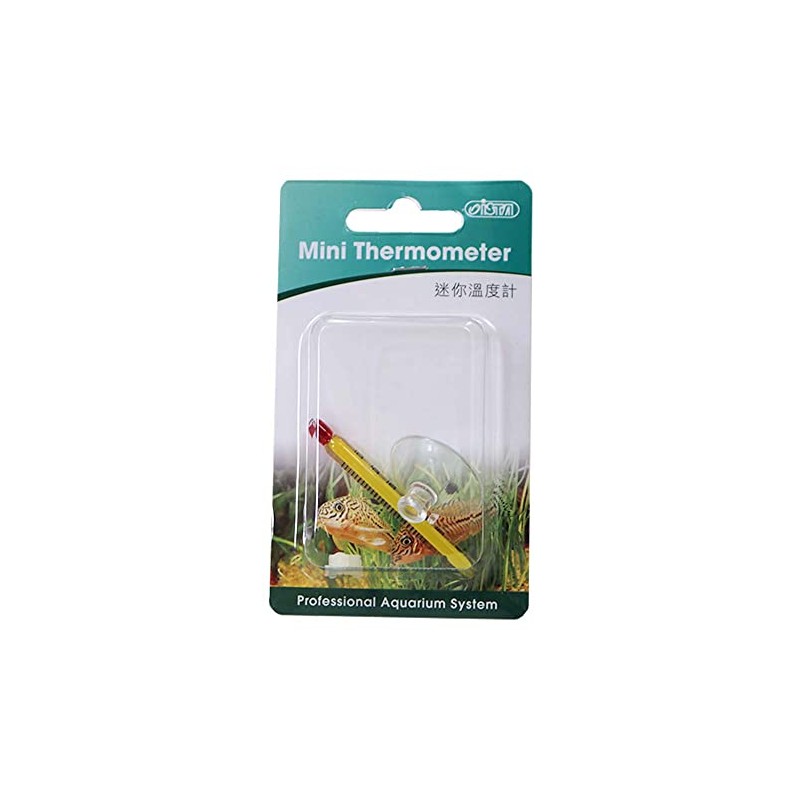 Ista Mini Glass Thermometer Submersible Temperature Meter Nano Tank Aquarium