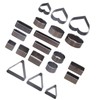 20PCS Leather Die Cutter Round Quadrate Hearts Leather Cutting Dies