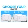 Loo Discreet Flushable Wipes Dispenser with No-Drill Suction Mount -