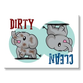 Elephant Clean Dirty Dishwasher Magnet