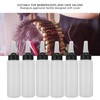 6 Pcs Hair Wash Shampoo Applicator Bottle with Cover Hair