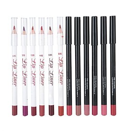 Italia Lip Liners Werpro 14 × 4 × 4 12 Colores Set Impermeable de Larga Duración Mate Lápiz Labial Sexy Lápiz Labial Maquillaje Cosmético Belleza