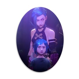 Jinx and Powder Arcane Sticker Decal Notebook Car Laptop 2.5"x5.5"