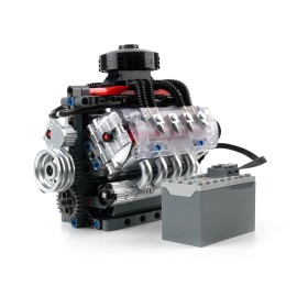 DIYmall 10171 LSX454 V8 Engine Simulation Scale Model Electrically Driven Building Blocks Motorized Cylinder Engine for KidsColor: 10171 LSX454 V8 Engine model