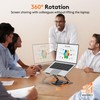 TECKNET Laptop Stand for Desk, 360 Rotating Base, Ergonomic Foldable
