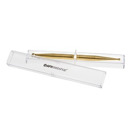 AFH Massage Stick Exclusive Line | Stainless Steel Gold-Plated | Large Diameter 4 mm and 6.5 mm | Trigger Point Acupuncture Pen