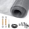 King&Charles Window Screen Door Repair/Replacement Kit, Include Gray Screen Mesh