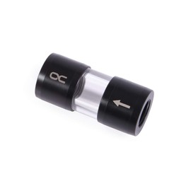 Alphacool Icicle Acrylic/Acetal Inline Filter G1/4 IG Water Cooling 48 x 20 mm 17 g Acrylic/Acetal 2 x G1/4 Inch Female 6 mm Desktop, Server