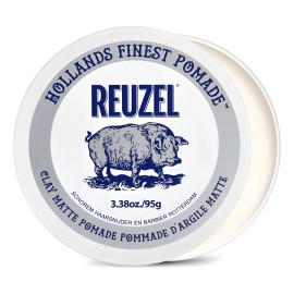 Reuzel Clay Cera Pomada Cabello Hombre Matte Fij Media 95g