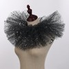 BLESSUME Victorian Ruffle Collar Renaissance Mesh Clown Collar Layered Neck