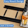 ZDDLOINP Pull Out Spice Racks for Inside Cupboard, Spice Rack