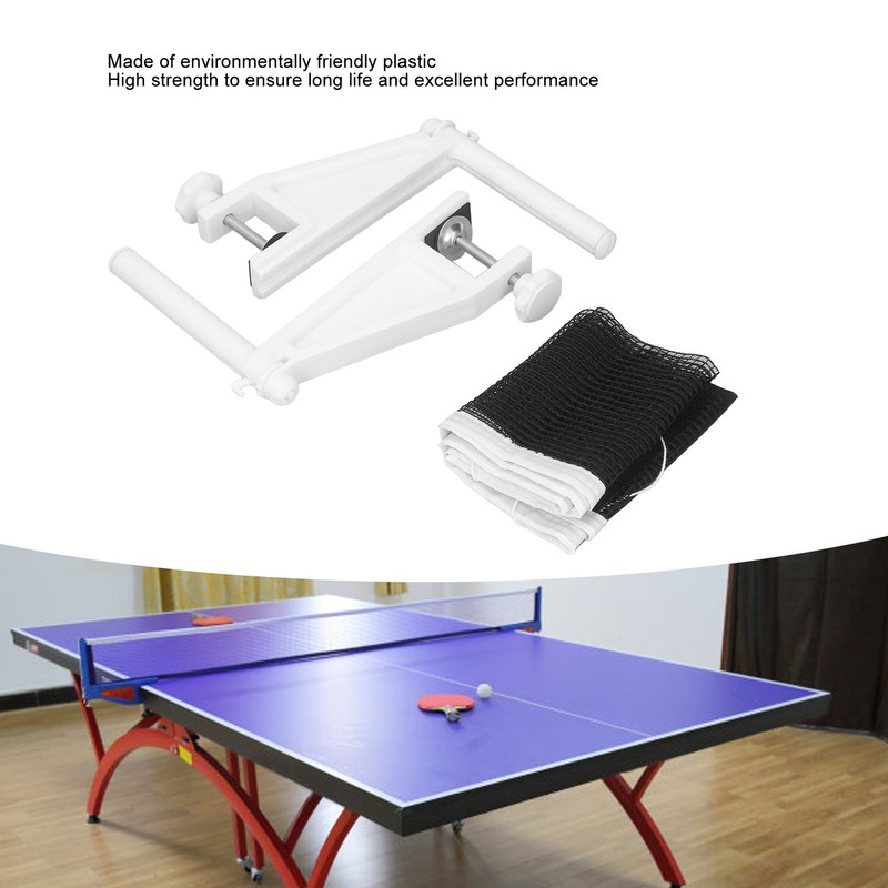 Table Tennis Net and Post Set Folding Adjustable Easy Setup