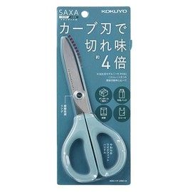 Kokuyo Scissors (Saxa) (Standard Blade), Smoky Blue