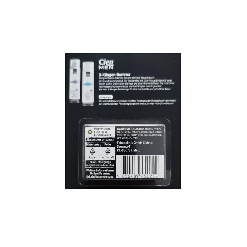 Cien MEN Active 3 Sensitive Replacement Blades