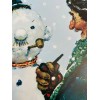 Norman Rockwell - Snow Sculpturing - Brown & Bigelow Print