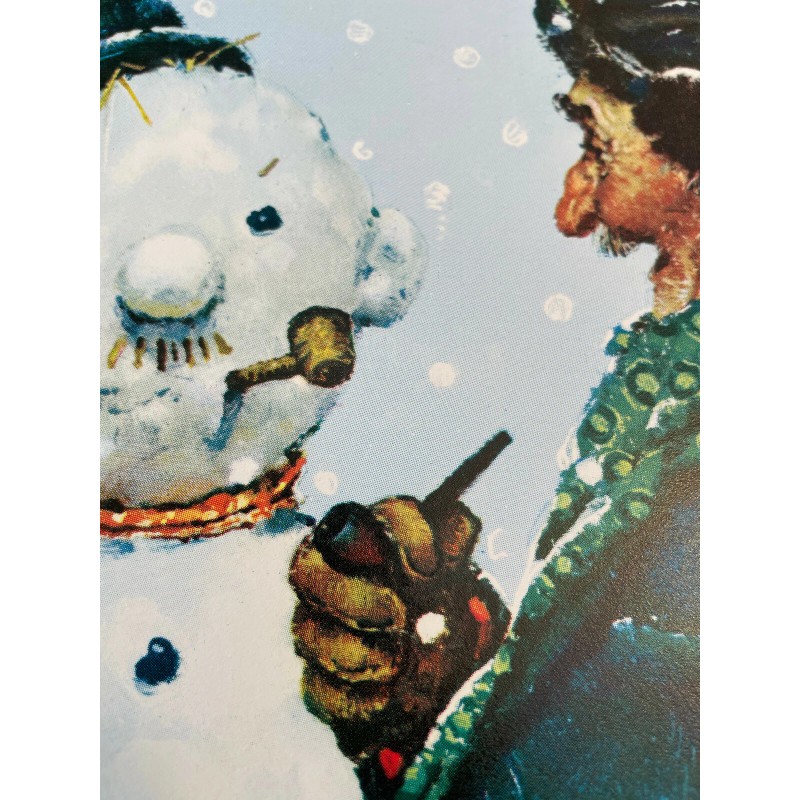 Norman Rockwell - Snow Sculpturing - Brown & Bigelow Print
