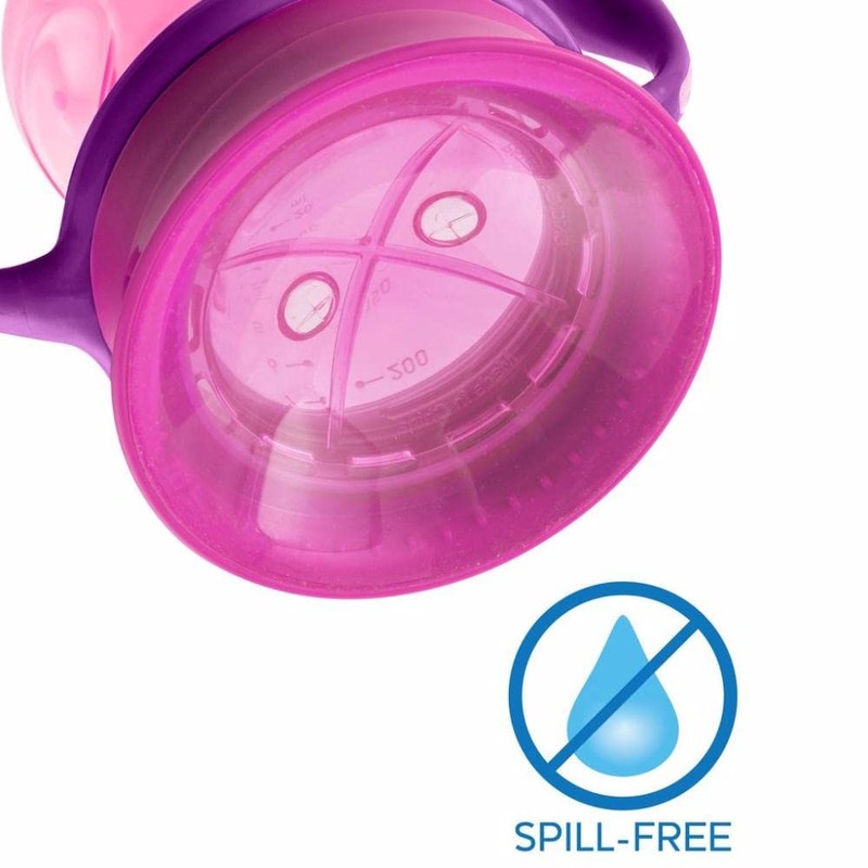 CHICCO, Vaso Entrenador Perfect Cup 360, 12m+, Color Rosa