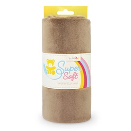 kullaloo Plush Fabric | Solid Taupe Minky Fabric for Sewing | Super Soft Cuddle Material | 39.5x29.5 | Plushies, Baby Blankets, Pillows, Dog Beds, Cat Beds, Beanies, Baby Accessories, Apparel & More